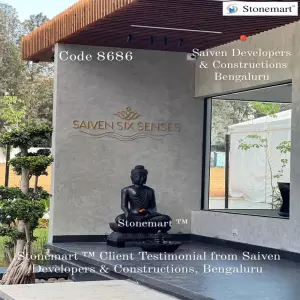 Client Testimonial Of Big Size Stone Buddha Statue And Urli Fountain From Saiven Developers & Constructions, Bengaluru, Karnataka