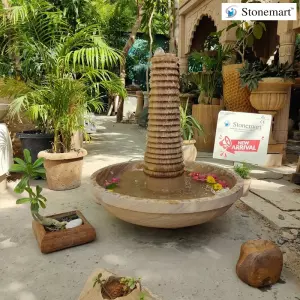 2.5 Feet Hand Made Rainbow Sandstone Fountain