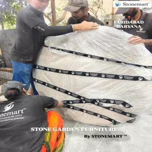 Packing Stone Table Top For Shipping To Faridabad, Haryana
