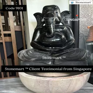 Client Testimonial Of Stone Water Feature From Singapore