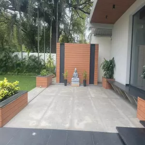 Client Testimonial Of 3 Feet Big Grey Buddha Idol From Coimbatore, Tamil Nadu