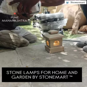Packing Small Stone Lamps For Shipping To Pune, Maharashtra