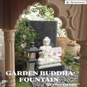 Sold To Kannur, Kerala - Large Buddha Fountain For Garden