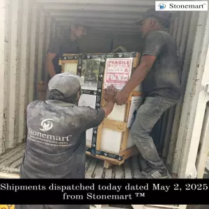 Stone Masterpieces Dispatched To Kasaragod, And Palakkad, Kerala On May 2, 2025