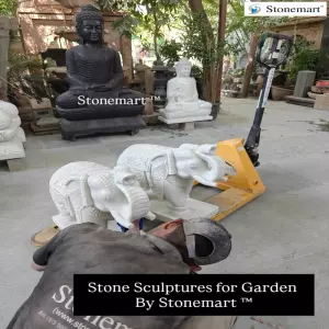 Stone Sculptures For Gardens, Resorts, Farmhouses, And Commercial Establishments