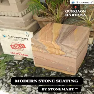 Sold To Gurgaon, Haryana - Garden Seating Or Pedestal By Stonemart