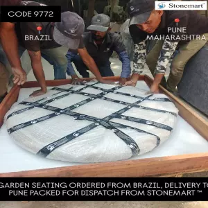 Packing Stone Garden Furniture Set For Shipping To Pune, Maharashtra