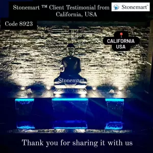 Client Testimonial Of Marble Buddha Statue From Foster City, California, Usa