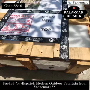 Outdoor Garden Fountain Packed For Shipment To Palakkad, Kerala
