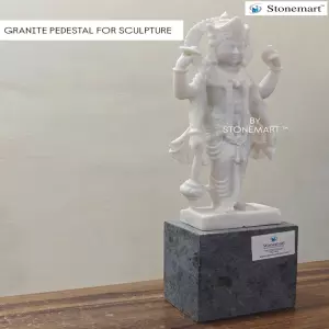 6 Inch Granite Pedestal Base For Statues