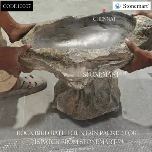 Packing Stone Bird Bath Fountain For Shipping To Chennai, Tamil Nadu