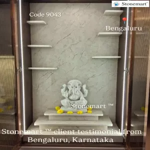 Client Testimonial Of White Marble Lord Ganesha Idol From Bengaluru, Karnataka