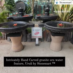 Sold To Dharana, Well Being Retreat In Shillim, Maharashtra - Granite Urlis And Water Fountains For Interior And Exterior Decor