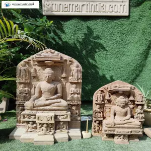Sold 2 Feet (To Japan) And 3 Feet (To Pollachi, Tamil Nadu) Lifecycle Buddha Statues