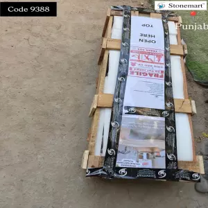 Packing Natural Stone Bench For Shipping To Sri Muktsar Sahib, Punjab