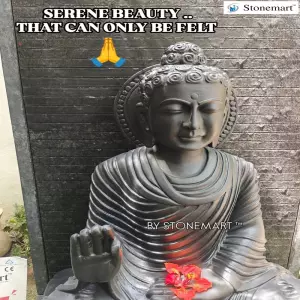 Available - Unique Buddha Water Fountain In Abhaya Mudra For Resorts, Farmhouses, Hotels, Villas
