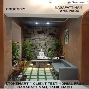 Client Testimonial Of White Marble Buddha Statue In 2 Feet From Nagapattinam, Tamil Nadu