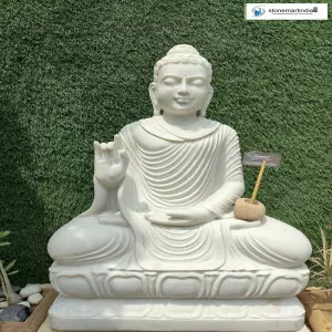 3 Feet Garden Buddha Statue In Abhaya Mudra