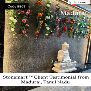 Client Testimonial Of 4 Feet Buddha Statue From Madurai, Tamil Nadu