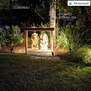Client Testimonial Of Stone Laxmi Narayan Sculpture From California, Usa