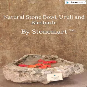 Natural Stone Urli Bowl Or Flower Bowl For Luxury Interiors And Exteriors