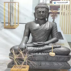 Sold 4 Feet Dual Polished Garden Buddha Statue