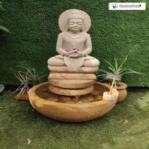 Dhyana Mudra Buddha Water Fountain