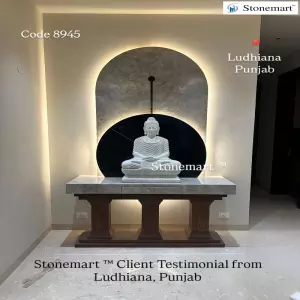 Client Testimonial Of 36 Inch Marble Buddha Statue From Ludhiana, Punjab