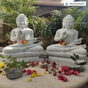 2 Feet Vitarka Mudra Buddha Statues For Home