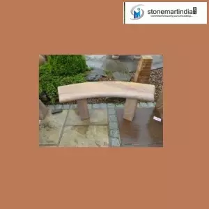 Curvy Stone Bench