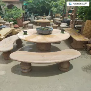 2, 3, 4, And 9 Seater Stone Garden Furniture Set