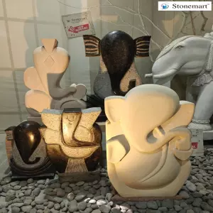 Modern Abstract Ganesha Sculptures For Interiors And Exteriors