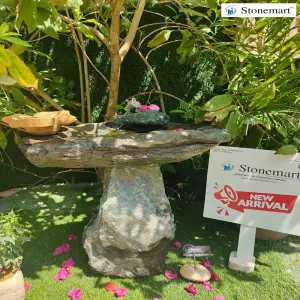 Sold 2 Feet Rock Birdbath Water Fountain
