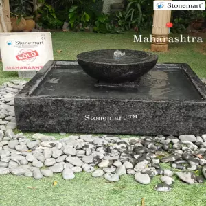 Sold To Dhule, Maharashtra - Hand Carved Luxury Granite Water Feature For Home And Garden