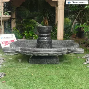 48 Inch, 250 Kg Large Granite Contemporary Water Feature For Indoor And Outdoor