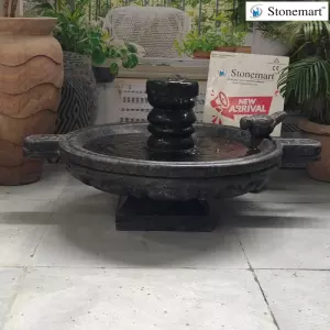 Hand Carved Granite Water Feature For Home Entrance And Living Room Decor