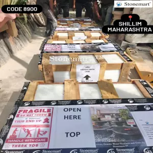 Granite Urlis And Water Features Packed For Dispatch To A Wellness Retreat, Pune, Maharashtra