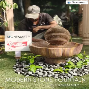 Rainbow Sandstone Water Feature For Luxury Spaces