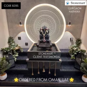 Client Testimonial Of Granite Ganesha Waterfall From Gurugram, Haryana