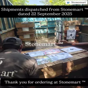Hand Carved Products Dispatched Dated September 22, 2025