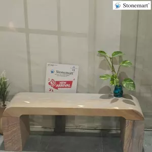 All Weather Designer Stone Bench For Indoor And Outdoor