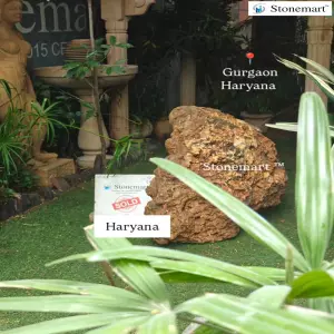 Sold To An Art Gallery, Gurgaon, Haryana - Lava Rock Monolith For Gardens, Landscaping, And Hardscaping