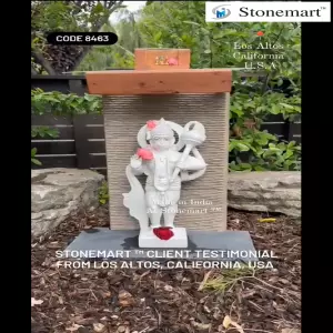 Client Testimonial Of Lord Hanuman Statue From Los Altos, California, Usa