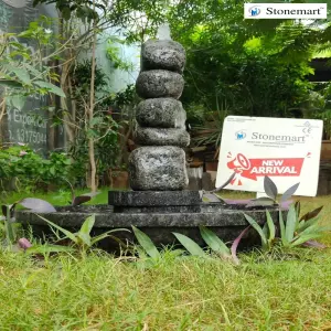 Sold To Raipur, Chhattisgarh 36 Inch Granite Fountain For Garden