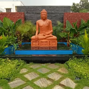Client Testimonial Of 6 Feet Big Stone Buddha Statue From Coimbatore, Tamil Nadu
