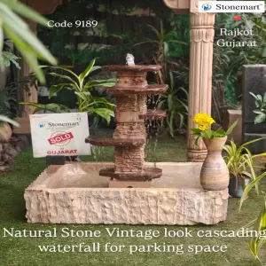 Sold To Rajkot, Gujarat - Vintage Look Cascading Waterfall Fountain For Home And Garden
