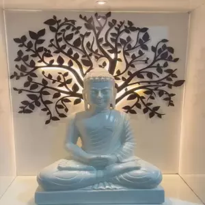 Client Testimonial For 2 Feet Marble Buddha Statue From Hyderabad, Telangana