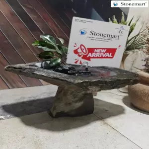 Natural Stone Bird Bath Water Fountain For Home Garden