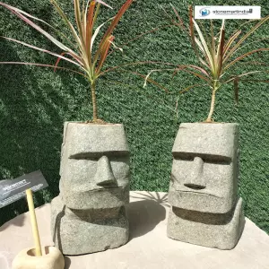 Easter Island Statue Planters