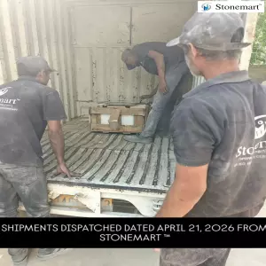 Natural Stone Masterpieces Dispatched To Maharashtra Dated April 21, 2026